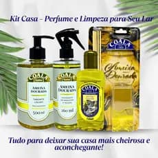Kit Coala Home Chá Branco Limpador Perfumado Concentrado Linha Completa Vários Aromas