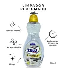 Limpador Chá Branco 500ml Multiuso Zulu Perfume Coala Ambientes Vários Aromas