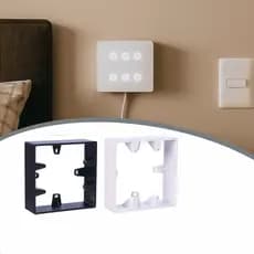 Caixa Sobrepor 4x4 Adaptador Interruptor Inteligente Smart Compatível Segurança Elétrica