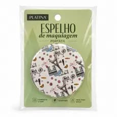 Espelho de Maquiagem Portátil 7 cm – Estampa Paris | Compacto e Leve