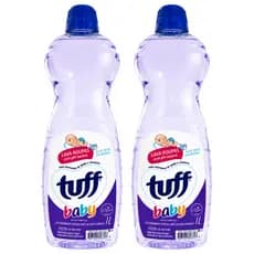 Lava Roupa Líquido Kit 2 Unidades Neutro Tuff Baby Limpeza 1L