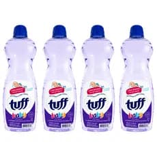 Lava Roupa Líquido Kit 4 Unidades Neutro Tuff Baby Limpeza 1L