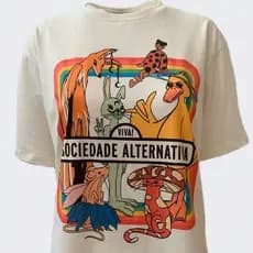 Camiseta Feminina Oversized e Estilosa para o Dia a Dia Camiseta t shirt feminina camiseta academia camiseta branca