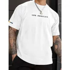 Camisa Masculina Los Angeles Lançamento 100% Algodão Envio Imediato