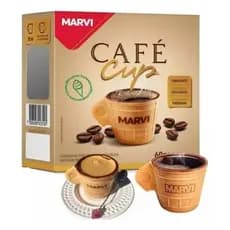 Café Cup Casquinha Marvi Baunilha E Chocolate 60g 6 Unid