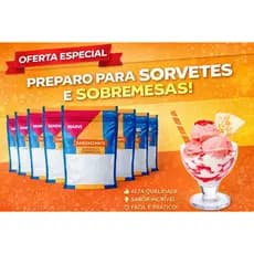 Base em Pó Marvi para Sorvete 100g com Diversos Sabores