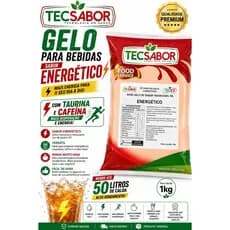 Gelo de Sabor Energetico 1kg Tec Sabor