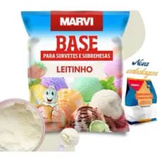 Base Saborizante Leitinho Marvi Para Sorvete e Picolé 1kg