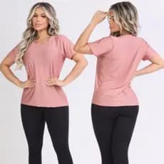 Camiseta furadinha Dray Fit Academia, dia a dia leve e confortavel