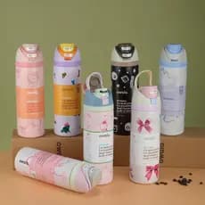 Owala freeSip Thermos Cup Copo térmico de aço inoxidável Copo de salto a vácuo