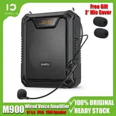 Amplificador De Voz Com Fio SHIDU M900 Alto-Falante Portátil Bluetooth De 25 W À Prova D'água Bateria De Grande Capacida
