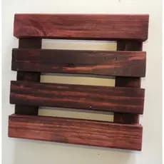 Suporte Para Vasos de Madeira Pinus Modular 24x24x4