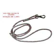 GUIA PARA COLEIRA DE CACHORRO REFORÇADA 6MM 1,20MTS