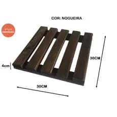 Suporte Para Vasos e Botijão de Madeira Pinus Modular 30x30x4