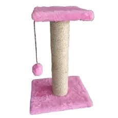 Arranhador Para Gatos Dois Andares Poste com Brinquedo de Gato