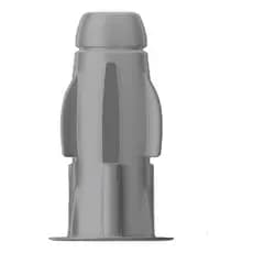 Bucha Cinza Nylon Mu 10 Para Bloco Tijolo Oco - 50 Und