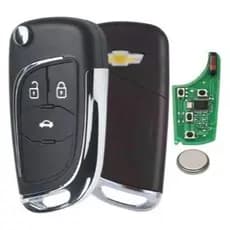 Chave Canivete Gm Onix Cobalt Cruze Prisma 2013 2014 2015 2016 2017 2018 Completa C/ Placa Circuito