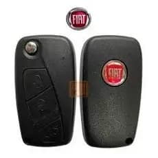 Chave canivete Fiat Stilo Punto Idea Linea 3 Botões + Bateria