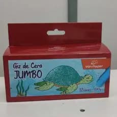 Giz de Cera Super Jumbo 12 Cores WinPaper