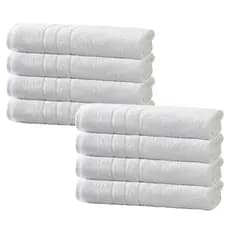Kit 08 Toalhas de Banho Hotel Profissional Teka Roma 440g