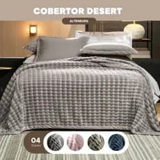 Cobertor Queen Altenburg Plush 400g Desert 2,20x2,40m