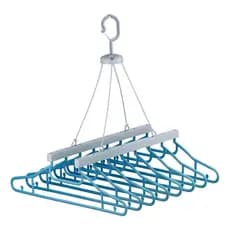 Varal Cabideiro 8 Cabides Retrátil Pratico Resistente Multiuso Compacto