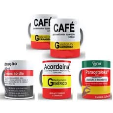 Caneca Remédio Caixa Paródia Xicara Personalizada Meme Presente Modelos Diversos 325 Ml -Oferta