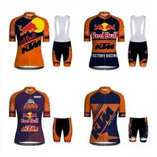 Ktm Equipe Verão Camisa De Bicicleta Dos Homens MTB Manga Curta Conjunto Ciclismo Shorts Ropa Camisas Maillot Roupas