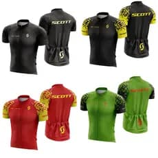 Scott Pro Equipe Verão Camisa De Ciclismo Terno Masculino Respirável Mountain Bike Roupas Maillot Ropa