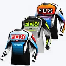 Camisa Rvouei Fox-Motocross , Motocicleta , Mountain Bike , BMX , Roupas De Camiseta DH , Maillot Ciclismo , Camisas MTB