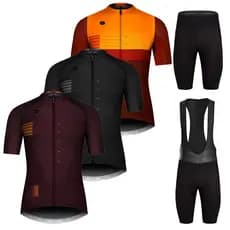 Conjunto De Camisa De Ciclismo De Manga Curta Para Homens Anti-UV Bicicleta Pro Verão Roupas Maillot Hombre Terno De