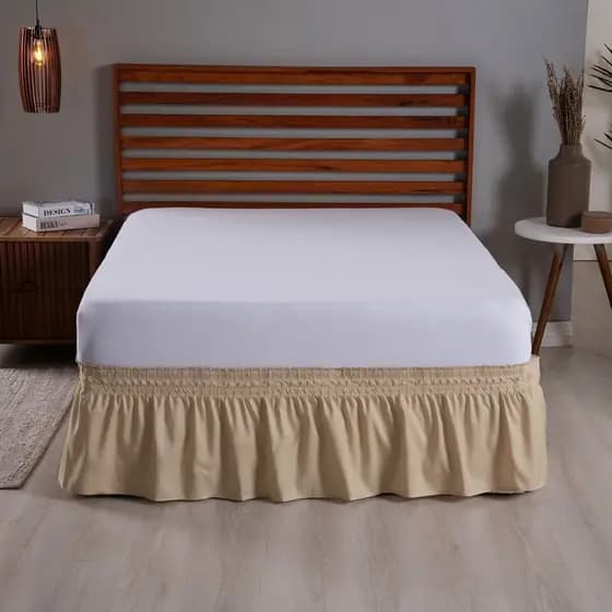 Saia para Cama Box Esperança Casal/Queen/King – Microfibra 170 Fios com Elástico Ajustável 40cm