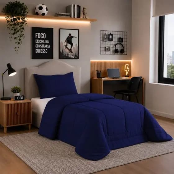 Edredom Roma Solteiro 200 Fios – Grosso e Quentinho | Promoção