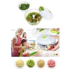 Triturador de Alimentos Manual Alho, Cebola, Temperos, Frutas e legumes
