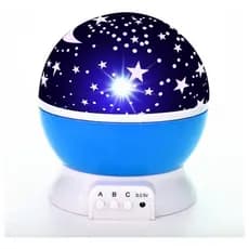 Luminaria Projetor De Estrelas Quarto Infantil Criança Bebe Cor Azul