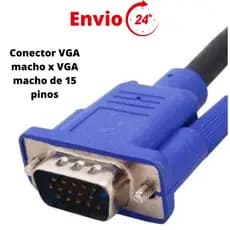 Cabo VGA Monitor Vídeo Blindado 10 Metros 15 Pinos-Pronta Entrega