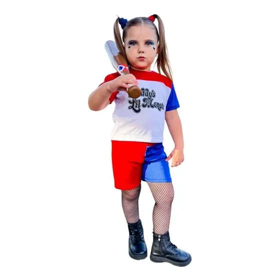 Fantasia Arlequina Infantil Roupa Arlequina infantil