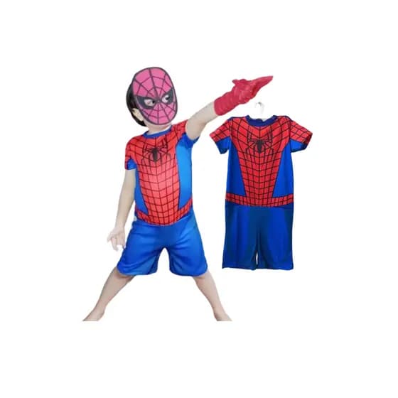 Fantasia Homem Aranha (Spiderman) Infantil Heróis Com Máscara envio imediato