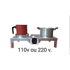fogão cooktop elétrico 2 bocas 110v ou 220v fogareiro portátil de mesa