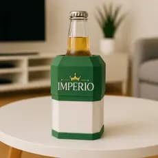 Porta Garrafa Térmica Cerveja Long neck Camisinha com Isopor Interno p/ Garrafa 330ml