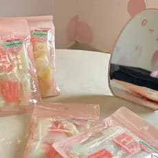 Kit 1000 Unhas Postiças Hello Mini c/ super