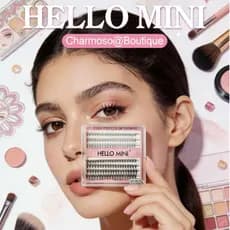 Cílios Postiços em Tufinhos HELLO MINI - Curvatura D Mix 9-14mm - Vários Modelos
