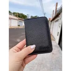 Porta cartao feminino carteira pequena slim fina dia dia mulher