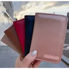 PORTA CARTÕES SANTA LOLLA FEMININO VARIAS CORES PEQUENO
