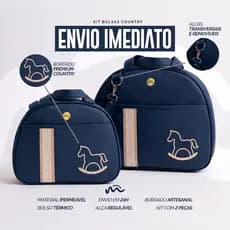 Bolsa Maternidade Kit 2 Peças | Cavalinho Baby Premium | Impermeável