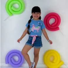 Cropped infantil menina Stitch Modinha Infantil Menina Blogueira Blusa Infantil Menina Croped Stitch Infantil