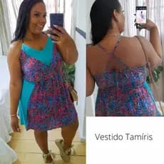 Vestido Feminino (Do M ao XG), Tecido Viscose, Comprimento Curto