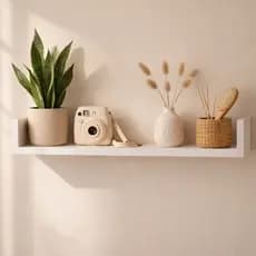 Prateleira Suspensa com Laterais MDF 80x10x15
