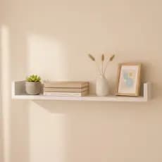 Prateleira Suspensa com Laterais MDF 60x10x15