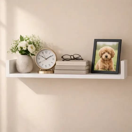 Prateleira Suspensa com Laterais MDF 1,00x10x15